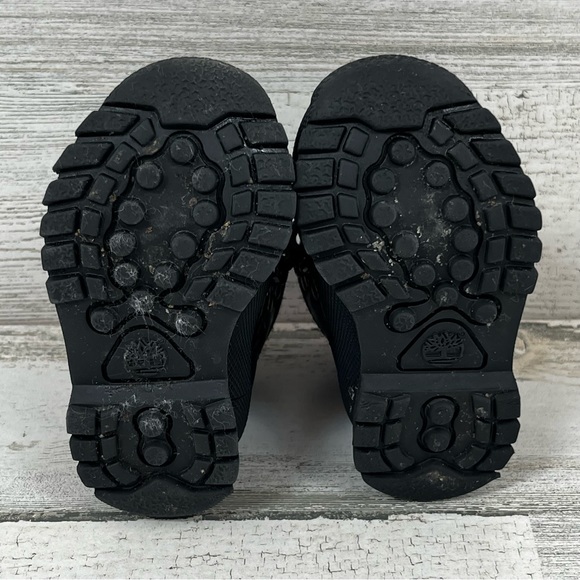 Timberland Toddler Kids Euro Hiker Lace Up Boots Size 4 In Black - Picture 12 of 12